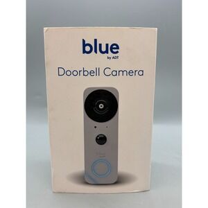Blue ADT Video Doorbell Camera Pearl Gray - Sealed